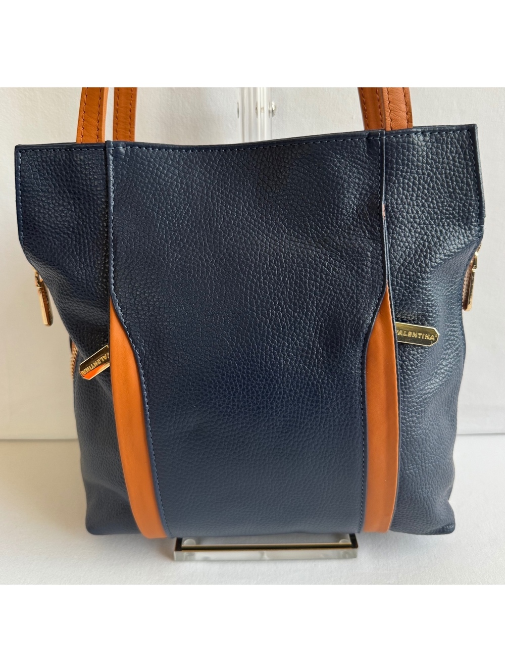 Valentina Art 1485 Italian Leather Convertible Backpack Shoulder Bag NWT